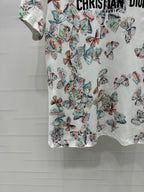 Dior 25C T-Shirt Papillon multicolore Pattern 228799