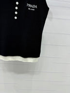 Prada 25 Tank Top Wool with Acrylic 233445