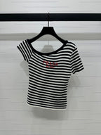 Prada 25 One-Shoulder Top Wool 233511