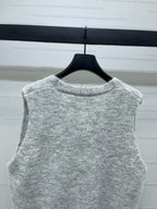 Miu Miu 25 Floral Vest Wool 285236
