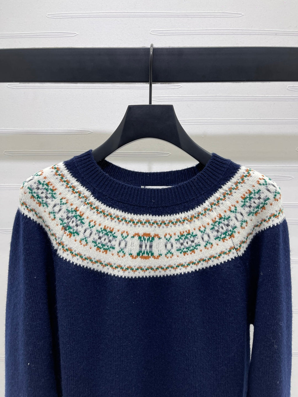Celine 25 Patterned Sweater Cashmere 295598