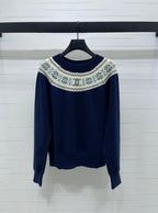 Celine 25 Patterned Sweater Cashmere 295598