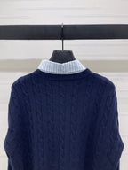 Miu Miu 25 Long Sleeve Knitted Sweater Wool 295626