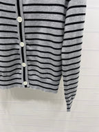 Celine 25 Striped Cardigan Wool 296266