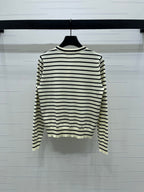 Celine 25 Striped Cardigan Wool 296266