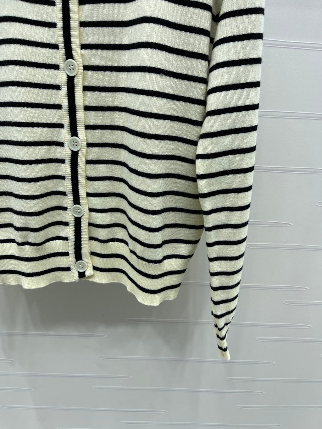 Celine 25 Striped Cardigan Wool 296266