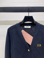Miu Miu 25 Knitted Cardigan Wool Mix Cashmere 296259