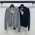 Miu Miu 25 Knitted Cardigan Wool Mix Cashmere 296259