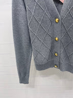 Miu Miu 25 Knitted Cardigan Wool Mix Cashmere 296259