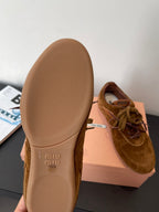 MiuMiu 25 sneaker brown suede  521965