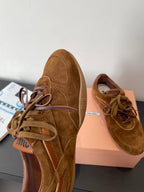 MiuMiu 25 sneaker brown suede  521965
