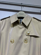 Bur 25 Chelsea Short Coat Beige Cotton 235677