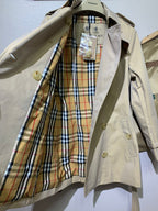 Bur 25 Chelsea Short Coat Beige Cotton 235677