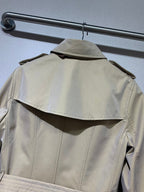 Bur 25 Chelsea Short Coat Beige Cotton 235677