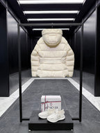 MC 25 Down Jacket Ivory White Polyester 0019