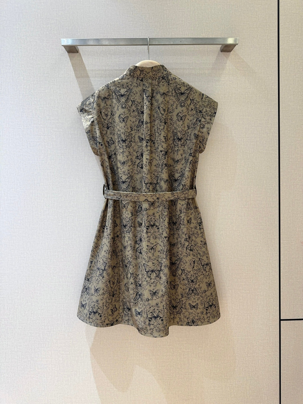 CD Butterfly Print Dress Cotton