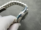Rolex Day-Date 36mm Silver Black Dial