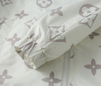 LV WHITE MONOGRAM HOODED JACKET 238986