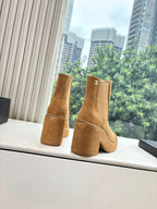 CC 25 Short Boot Dark Beige Suede 430302