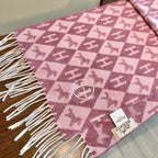 HM 25s Reversible Scarf 200cm Dark Pink Cashmere 960509
