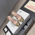 VT 26s Slingback 80 Multicolor Metallic Snake Skin 613876