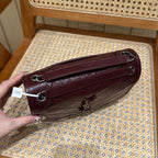 YSL Niki Baby Bag Burgundy Calfskin 338872