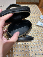 YSL Mini Vanity 12 Black Quilted Calfskin
