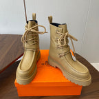 HM  25s Classic Boots Beige Cowhide  422587
