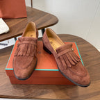 LP 26SS Loafers Red Brown Suede 579615