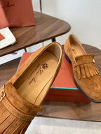 LP 26SS Loafers Camel Suede 579617