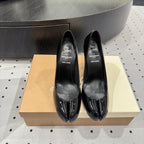 CL x Margiela 25 Pumps Black 10cm Patent Leather 296036