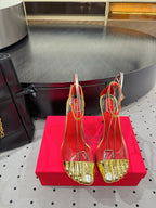 CL 25 Elsa Schiapar Slingback Gold PVC Cowhide 321606
