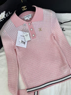 CC 25 Polo Collar Wool Tencel Nylon
