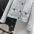 CD 25 Plaid Jacket Could Blue Tweed