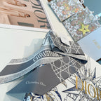 CC  Twilly Mini Scarf 120cm Gray Mulberry Silk 945732