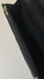 Chanel 25 Bag 18cm Black Lambskin