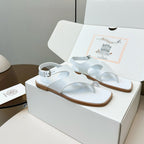 HM Karen Sandals White Calfskin 369789