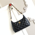 CC Hobo Bag 35 Black Lambskin 277765