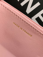 CC Handle Bag 19 Double C Pink Lambskin Gold Hardware