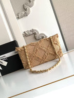 CC 2025 Crochet 27cm Beige Tweed Fabric