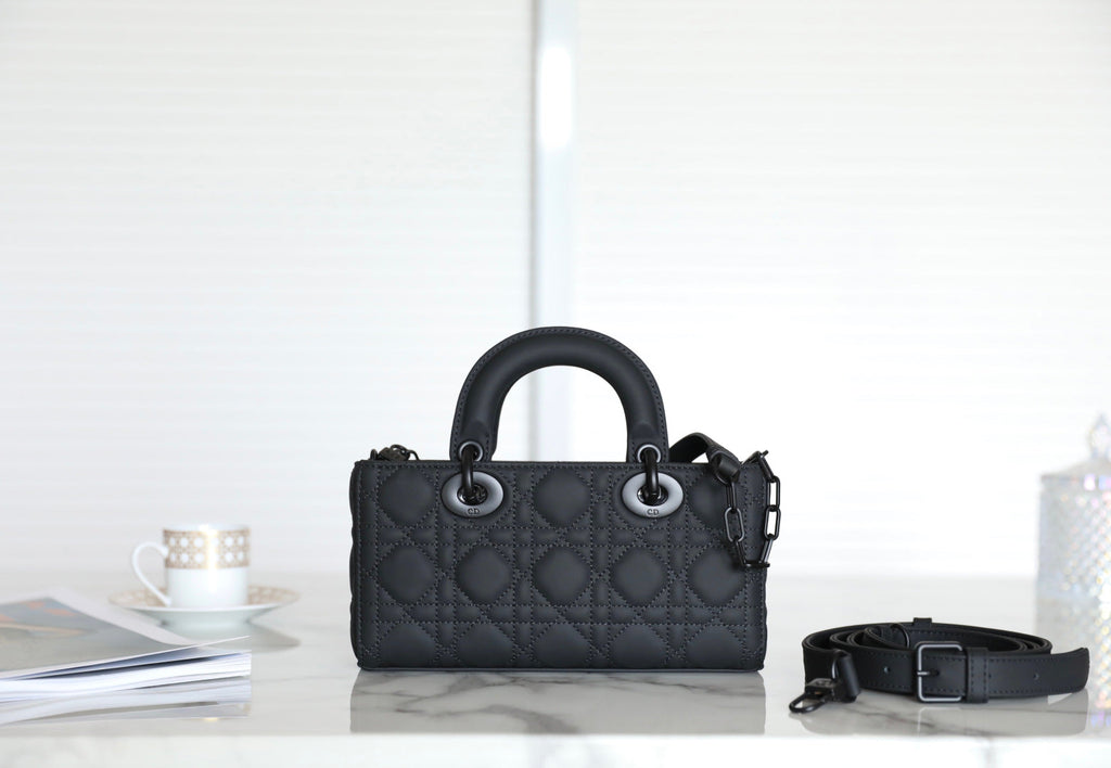 CD Lady D-Joy Black Patent Leather with Black Hardware