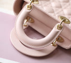 CD Lady Dior 20 Bag Pink Lambskin