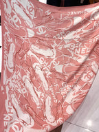 CC 25 Reversible Scarf 135cm Pink Cashmere 970900