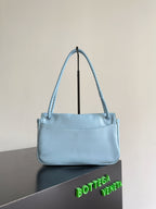 Bottega Veneta 2026 Madison Bag Blue Lambskin 129928