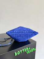 Bottega Veneta 2026 Dust Bag 32cm Blue Suede 137068