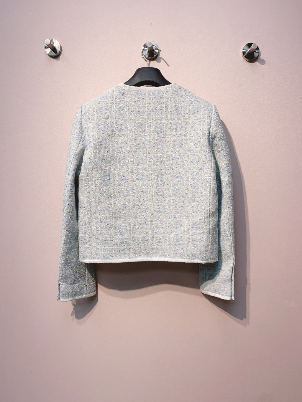 CD 25 Plaid Jacket Light Blue Cotton 295978