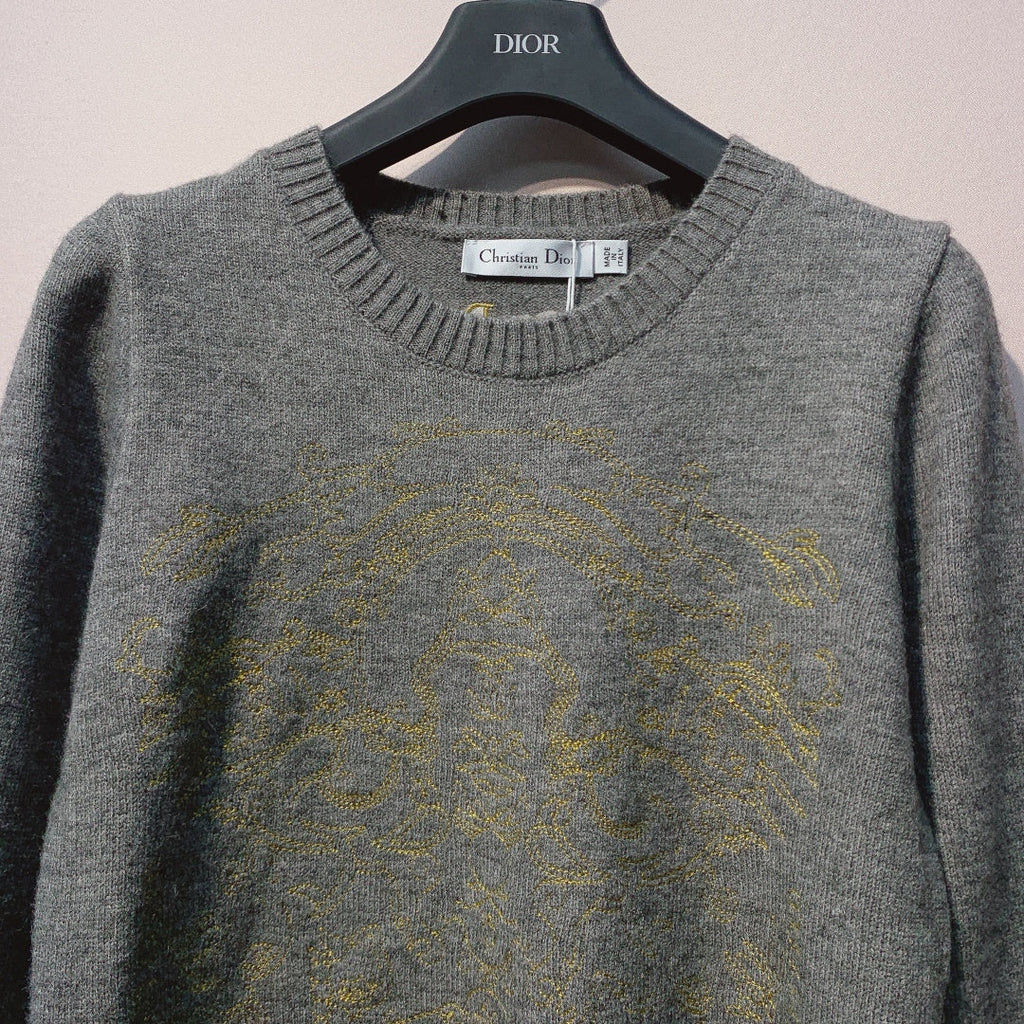 CD 25 Knit Sweater Gray Wool 320042