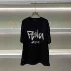 Fendi t-shirt Black White cotton