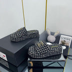 CC 25 Flatform Slide Black Fabric 238492