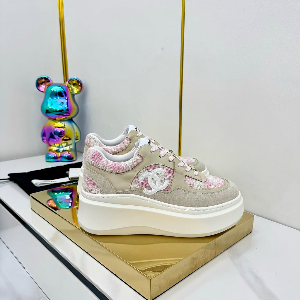 CC 25 Platform Sneaker Pink Nude Cowhide 312953
